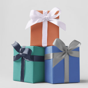 Moderne Farben - Set 9 Verpackungspapierblätter Geschenkpapier Set