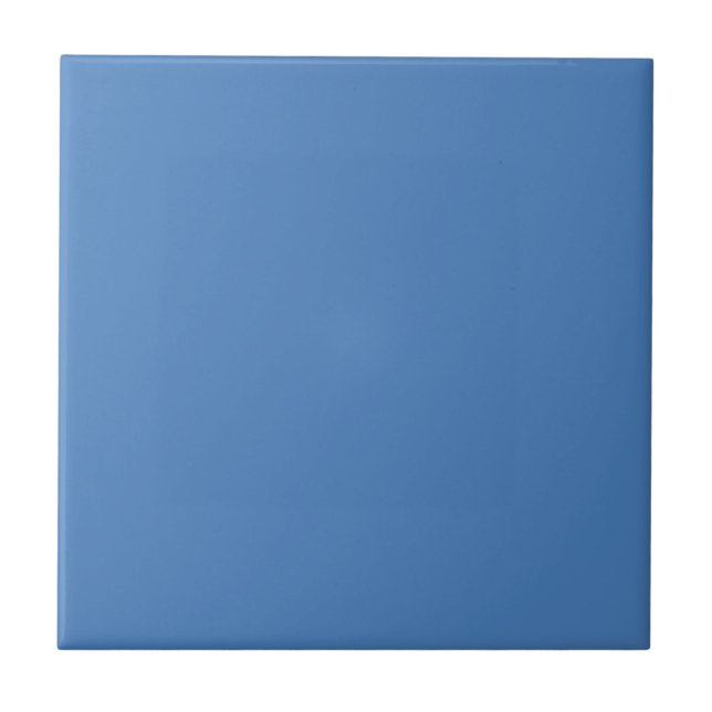 Moderne Farben - Summer Sky Blue Keramik Tile Fliese (Vorderseite)
