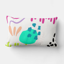 Moderne, farbenfrohe Abstrakte Muster. Lendenkissen