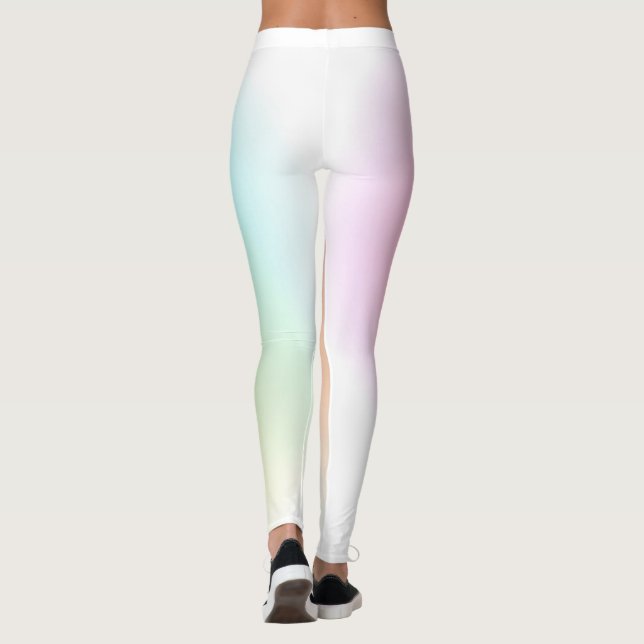 Moderne, farbenfrohe, elegante Vorlage Leggings (Rückseite)