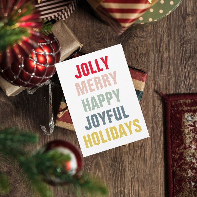 Moderne, farbenfrohe Feiertage (Von Creator hochgeladen)