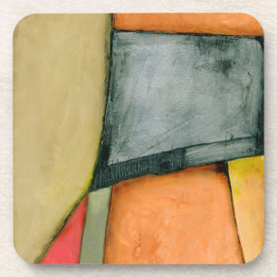 Moderne, farbenfrohe geometrische Formen Getränkeuntersetzer