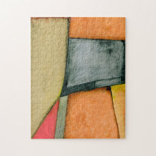 Moderne, farbenfrohe geometrische Formen Puzzle