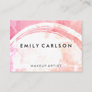 Moderne farbenfrohe Grunge Visitenkarte