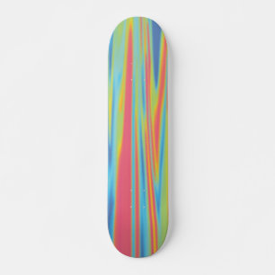 Moderne farbenfrohe Holografie Skateboard