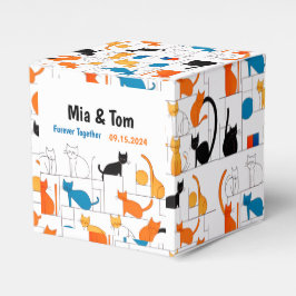 Moderne, farbenfrohe, individuelle Elegante Cat-Si Geschenkschachtel