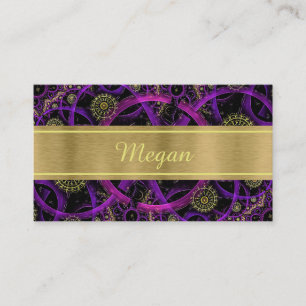 Moderne, farbenfrohe Industriekarte Visitenkarte