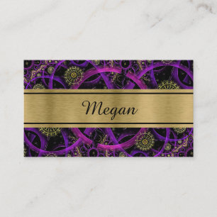 Moderne, farbenfrohe Industriekarte Visitenkarte