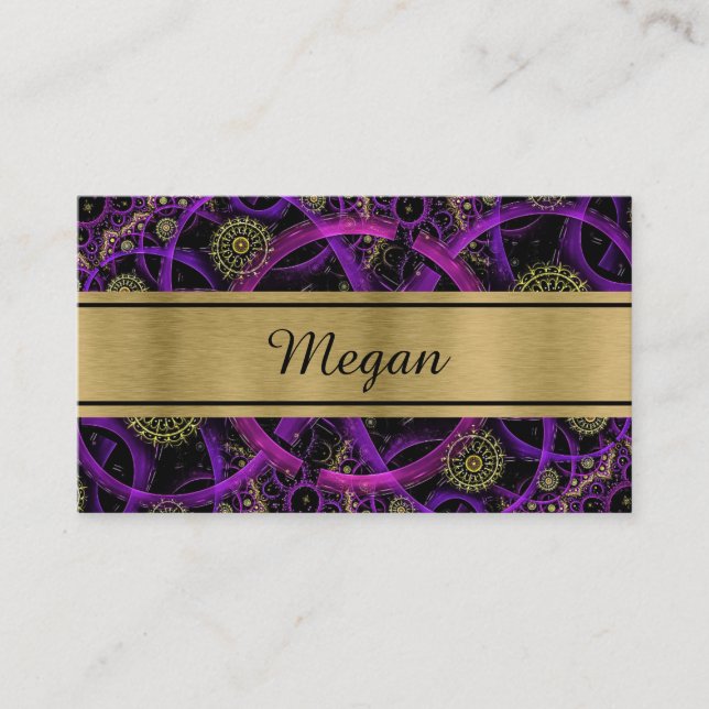 Moderne, farbenfrohe Industriekarte Visitenkarte (Vorderseite)