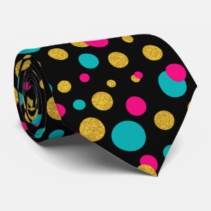 Moderne farbenfrohe Kreise Nahtloses Muster Krawatte