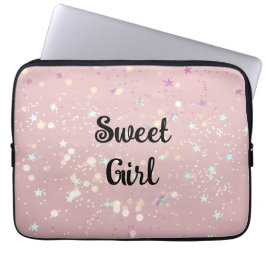 Moderne, farbenfrohe Kunst Laptopschutzhülle