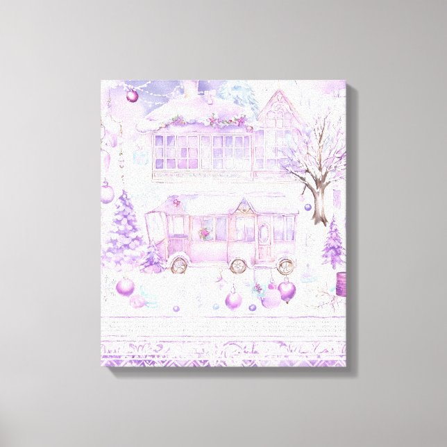 Moderne, farbenfrohe Kunstkanvas drucken Leinwanddruck (Vorderseite)