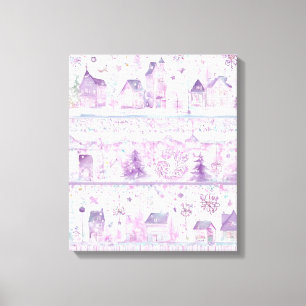 Moderne, farbenfrohe Kunstkanvas drucken Leinwanddruck