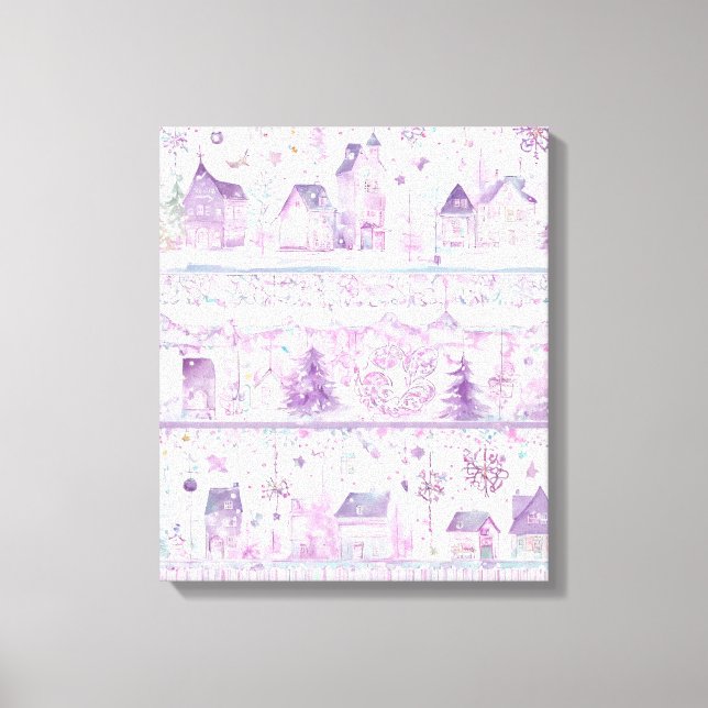 Moderne, farbenfrohe Kunstkanvas drucken Leinwanddruck (Vorderseite)