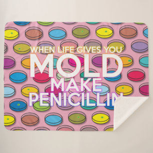 Moderne Farbenfrohe Lustige Wissenschaft Coole Zit Sherpadecke