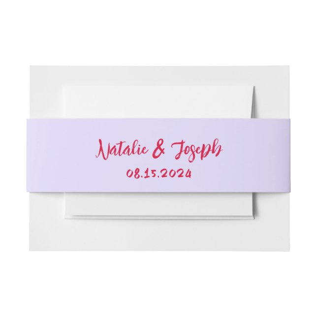 Moderne farbenfrohe muffige, helle Retro Einzigart Einladungsbanderole (Vorderseite Beispiel)