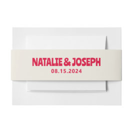 Moderne farbenfrohe muffige, helle Retro Einzigart Einladungsbanderole