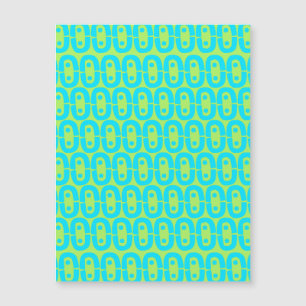 moderne farbenfrohe Muster Magnetkarte