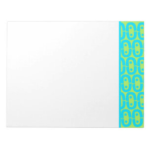 moderne farbenfrohe Muster Notizblock