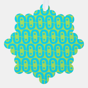 moderne farbenfrohe Muster Ornament Karte