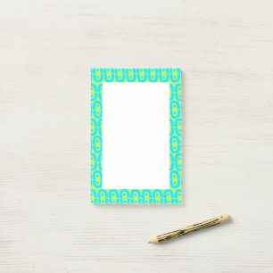 moderne farbenfrohe Muster Post-it Klebezettel