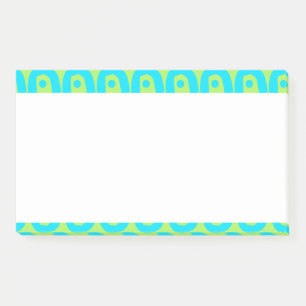 moderne farbenfrohe Muster Post-it Klebezettel