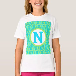 moderne farbenfrohe Muster T-Shirt