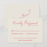 Moderne farbenfrohe Retro Fun Whimsical Wedding