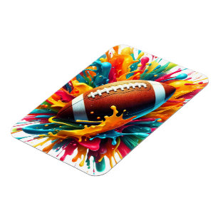 Moderne farbenfrohe Spritzspiel Ballsportarten Magnet