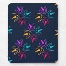 Moderne farbenfrohe Sterne - marineblau