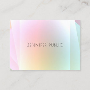 Moderne farbenfrohe Vorlage Trendy Elegantes Desig Visitenkarte