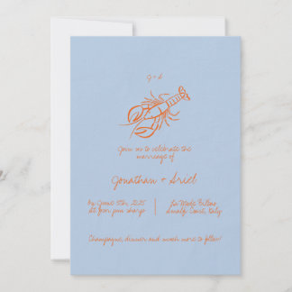 Moderne farbenfrohe whimsical Hand Writing Wedding Einladung