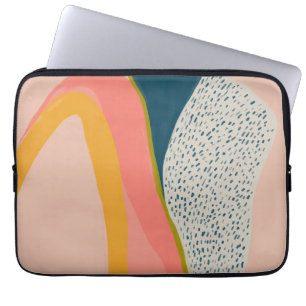 Moderne Farbige Abstrakte Kunst Laptopschutzhülle