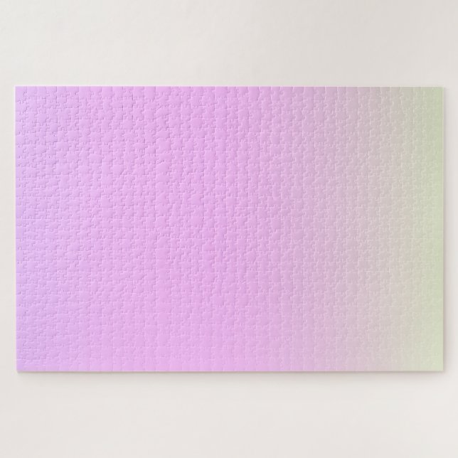 Moderne farbige Regenbogenfarben Wasserfarbe Puzzle (Horizontal)