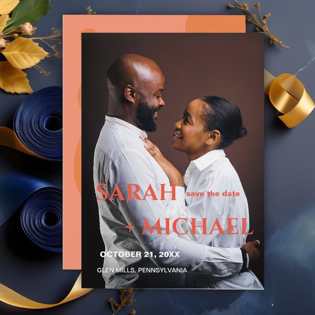 Moderne Farbkollektion Save The Date (Von Creator hochgeladen)