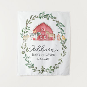 Moderne Farm Begrüßungsfarm Begrüßungspakete Tapes Wandteppich