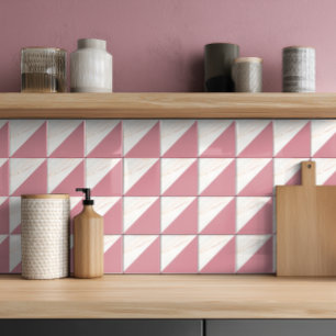 Moderne Faux-Roségold-Marmor-Optik Fliese
