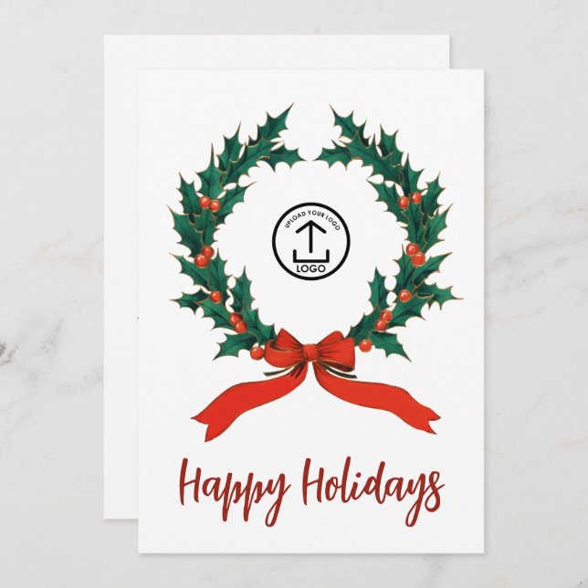 Moderne Feiertage mit Ihrem Logo (Vorne/Hinten)