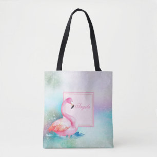 Moderne feminine farbenfrohe, niedliche Flamingos