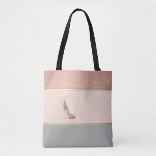 Moderne feminine Streifen, hohe Absätze