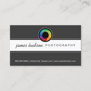 Moderne Fensterladen-Fotografie Visitenkarte