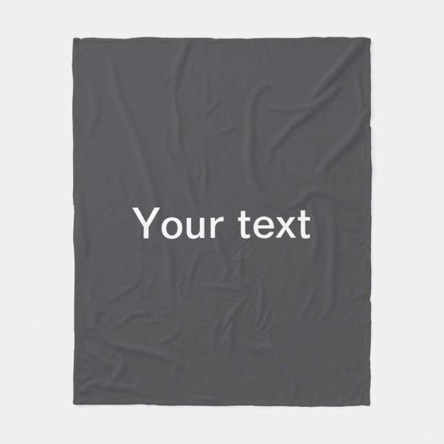 Moderne, fett bearbeitbare Bezeichnung, Firma oder Fleecedecke (Vorderseite)