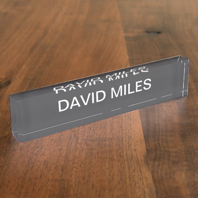 Moderne, fett bearbeitbare Bezeichnung, Firma oder Namensplakette (Seite)