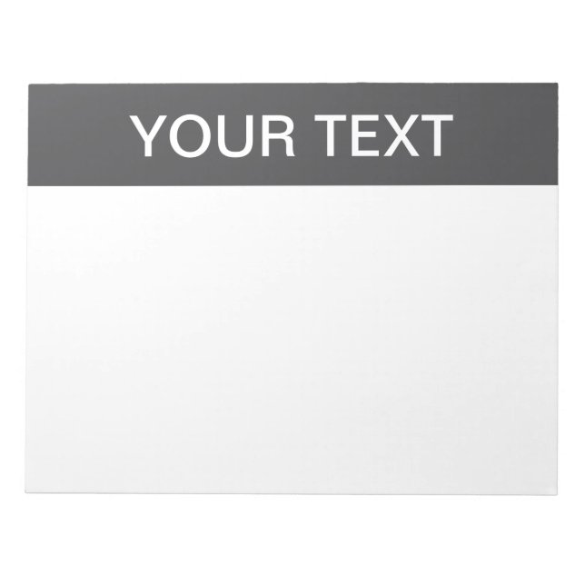 Moderne, fett bearbeitbare Bezeichnung, Firma oder Notizblock (Vorderseite)