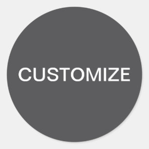 Moderne, fett bearbeitbare Bezeichnung, Firma oder Runder Aufkleber