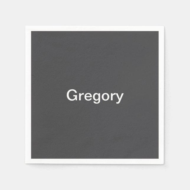 Moderne, fett bearbeitbare Bezeichnung, Firma oder Serviette (Vorderseite)