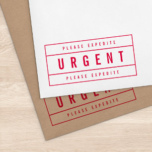 Moderne fett gedruckte Schrift mit Rahmen Bitte ei Permastempel