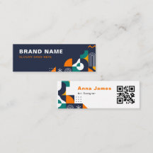 Moderne, fett geometrische Farbe, QR-Code