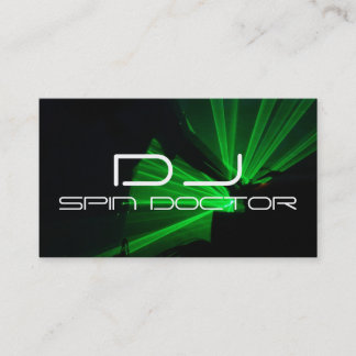 Moderne fette DJ-Visitenkarten Visitenkarte