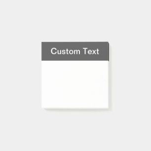 Moderne fette editierbare Name, Geschäft oder Mark Post-it Klebezettel